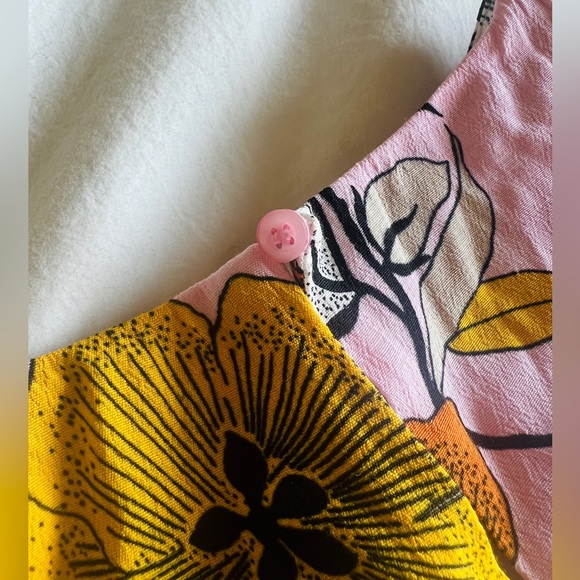 NWOT Maje Floral Asymmetrical One-Shoulder Midi Dress - Picture 7 of 9